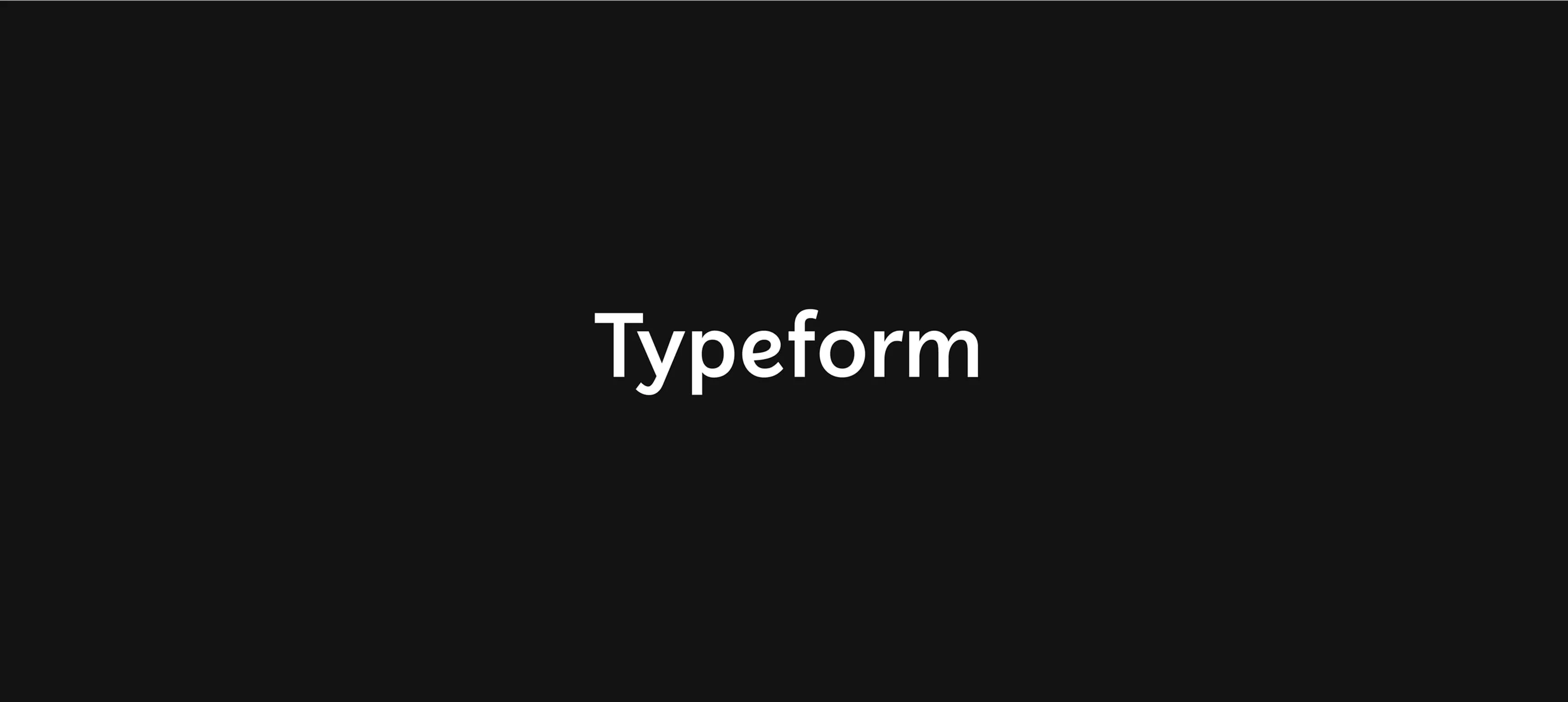 Typeform Brand Refresh