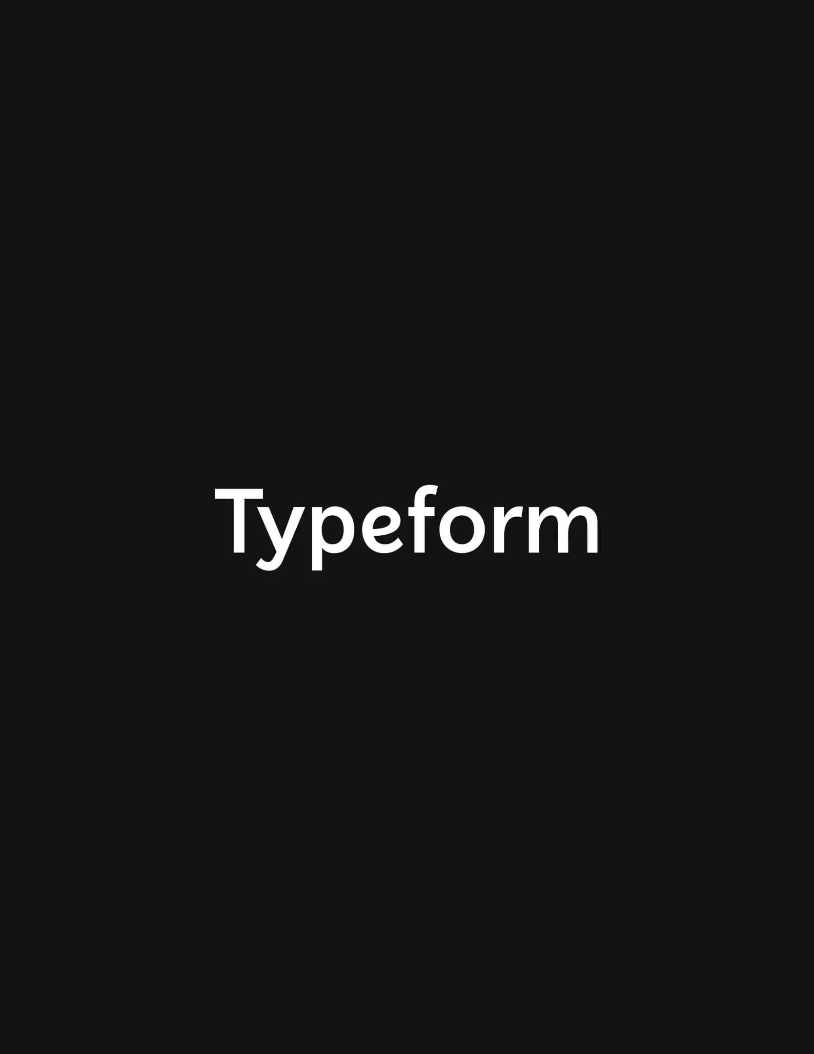 Typeform Brand Refresh